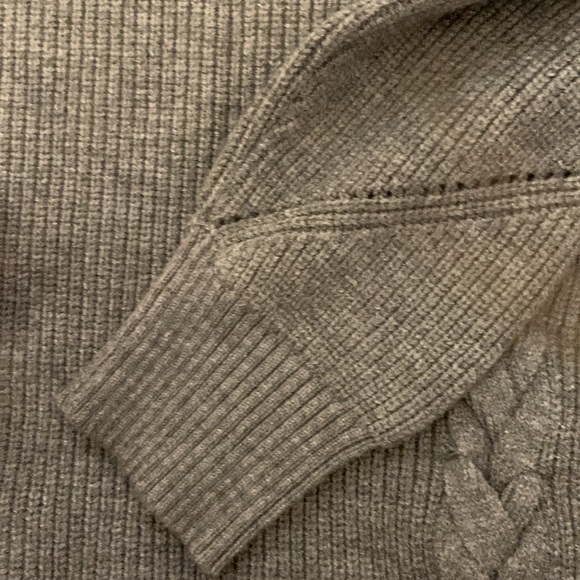 Knit crew sweater with braided back feature - Picture 6 of 6